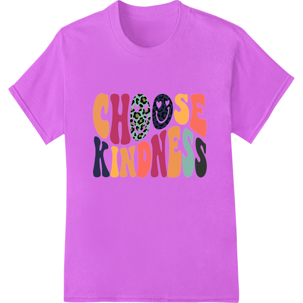 Custom custom garment printing design - Choose Kindness: Inspiring Colorful Typography Design