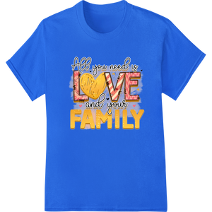 Durable dtf printer applied to Celebrate Family Love with This Heartwarming Design