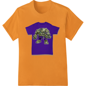 Innovative high-quality t-shirt printing design on Mighty Mecha Warrior - Futuristic Robot Fighter Graphic