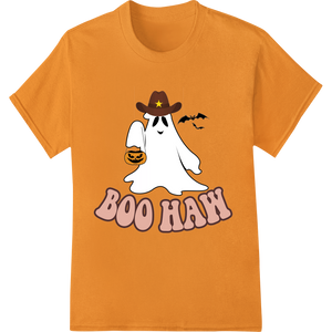 Cutting-edge t shirt prints featured on Spooky Cowboy Ghost Halloween DTF Print Heat Transfer