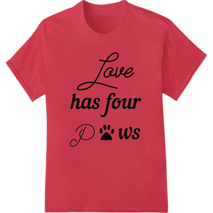 Pawsome Love: Celebrate Your Four-Legged Friend showcasing advanced DTF print shop technology