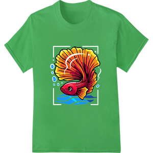 Vibrant Tropical Fish DTF Print Heat Transfer by Super DTF - High-quality apparel decoration