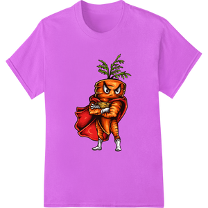 Personalized DTF prints design for Mighty Super Carrot Hero - Easter DTF Print Heat Transfer