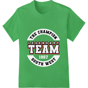 Rep Your Champion Legend Status with this Bold Team Design - High-quality print on demand