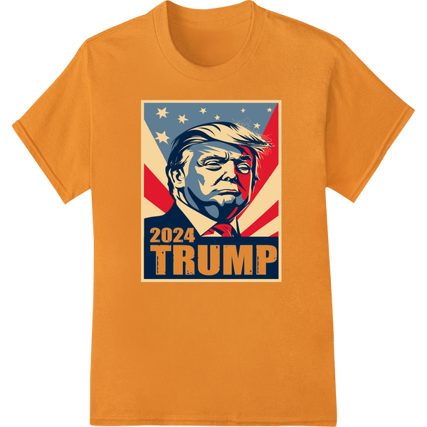 Innovative t shirt prints design on Bold Trump 2024 Political Campaign Propaganda DTF Print