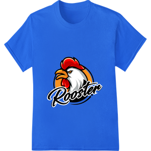 Durable DTF technology applied to Fierce Rooster DTF Print Heat Transfer by Super DTF