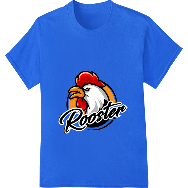 Durable DTF technology applied to Fierce Rooster DTF Print Heat Transfer by Super DTF