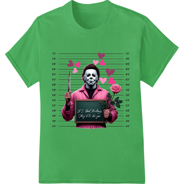 Cutting-edge DTF technology featured on Haunting Love: Michael Myers Halloween Heat Transfer