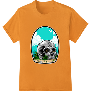 Gothic Skull Halloween DTF Heat Transfer by Super DTF featuring professional professional DTF printing