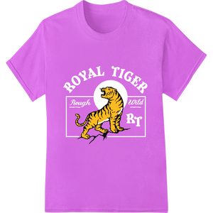 Personalized direct to film printing design for Fierce Tiger Illustration - Vibrant Animal DTF Transfer Print