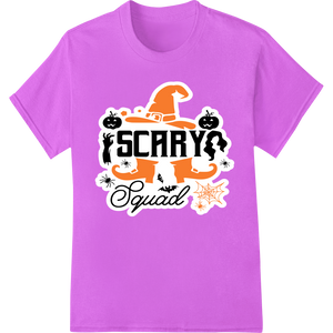 Vibrant vibrant DTF prints print on Spooky 'SCARY Squad' Halloween Heat Transfer by Super DTF