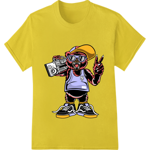 Cutting-edge custom apparel featured on Hip-Hop Cartoon Character Streetwear Style Graphic