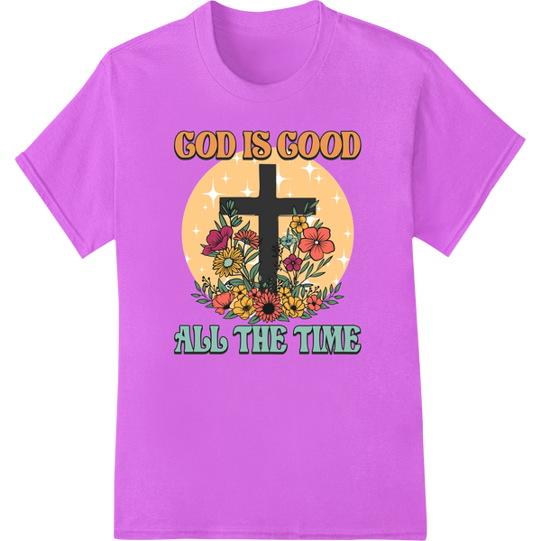 God's Goodness Shines - Inspiring Easter DTF Print Design with custom DTF printing technology artwork