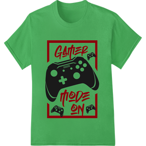 Cutting-edge custom garment printing featured on Level Up Your Look With This Gamer Mode On DTF Print