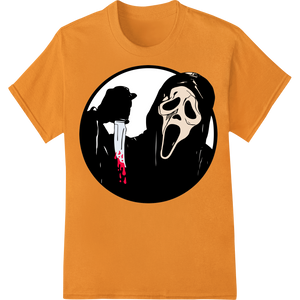 Expert DTF heat transfers craftsmanship on Ghostface DTF Print - Scream in Style This Halloween