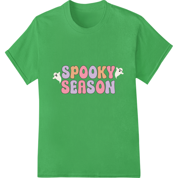 Unique custom DTF designs for Spooky Season Fun Bubble Text Halloween Heat Transfer