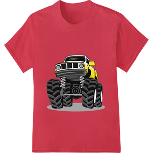 Vibrant custom apparel print on Unleash Your Inner Beast: Bold Monster Truck DTF Print