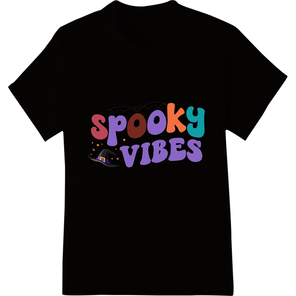 Custom personalized clothing design - Spooky Vibes Halloween DTF Print Heat Transfer | Super DTF