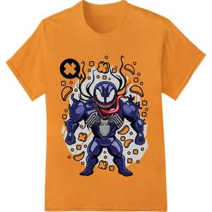 Custom high-quality t-shirt printing design - Fearsome Venom-Inspired Superhero Halloween DTF Print