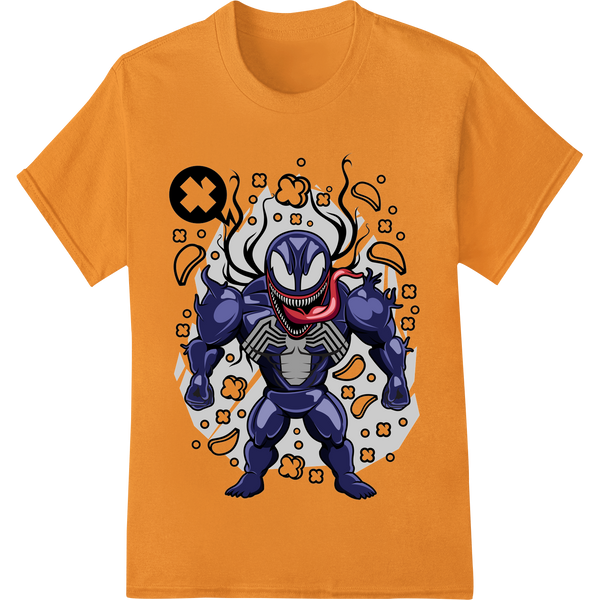 Custom high-quality t-shirt printing design - Fearsome Venom-Inspired Superhero Halloween DTF Print