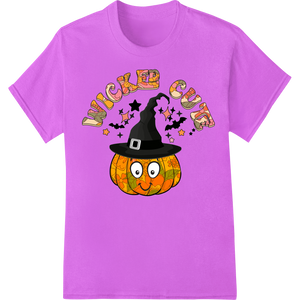 Wicked Cute Jack-o'-Lantern Halloween Cartoon Transfer with custom professional DTF printing artwork