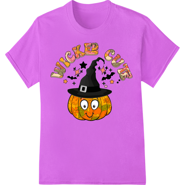 Wicked Cute Jack-o'-Lantern Halloween Cartoon Transfer with custom professional DTF printing artwork