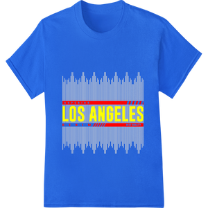 Vibrant dtf printer print on Los Angeles Energy: Bold Graphic DTF Heat Transfer