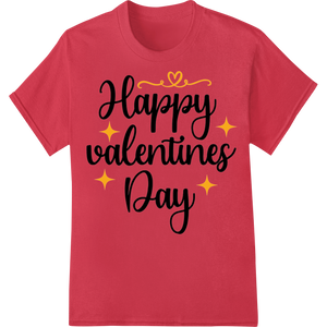 Durable personalized clothing applied to Spread Love with Super DTF Valentine's Day Transfers