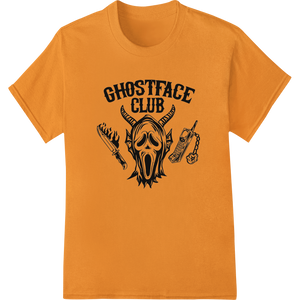 Unique DTF printing technology for Join the Ghostface Club with This Spooky DTF Print Transfer