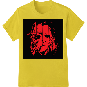 Expert t shirt prints craftsmanship on Chilling Red Michael Myers Halloween DTF Print Transfer