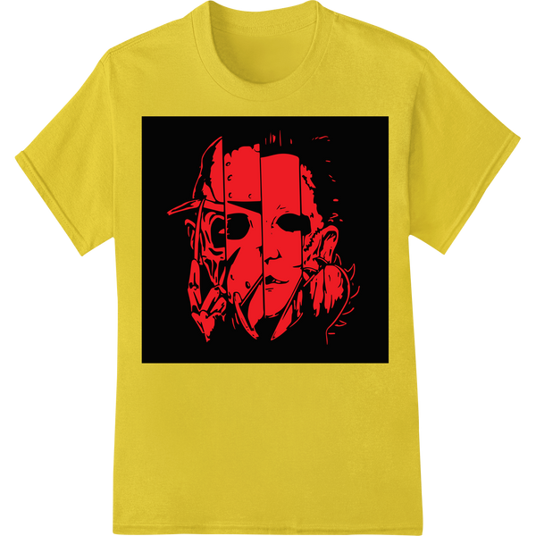 Expert t shirt prints craftsmanship on Chilling Red Michael Myers Halloween DTF Print Transfer