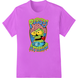 Ghoulish Zombie 'Pussy' DTF Heat Transfer - Super Weird! featuring professional apparel decoration