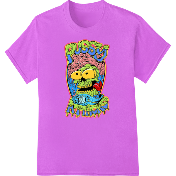 Ghoulish Zombie 'Pussy' DTF Heat Transfer - Super Weird! featuring professional apparel decoration