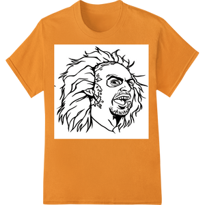 Grotesque Zombie Face DTF Print Heat Transfer showcasing advanced custom DTF designs technology