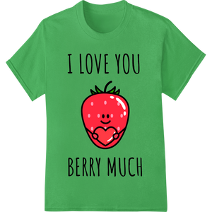 I Love You Berry Much - Cute Strawberry Pun Design with custom custom merchandise artwork