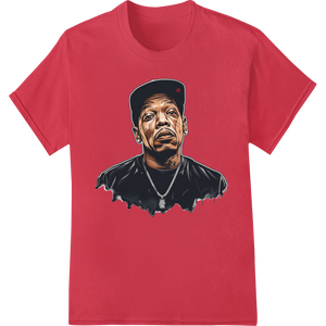 Premium quality garment printing on Iconic Rapper Sketch Portrait DTF Heat Transfer