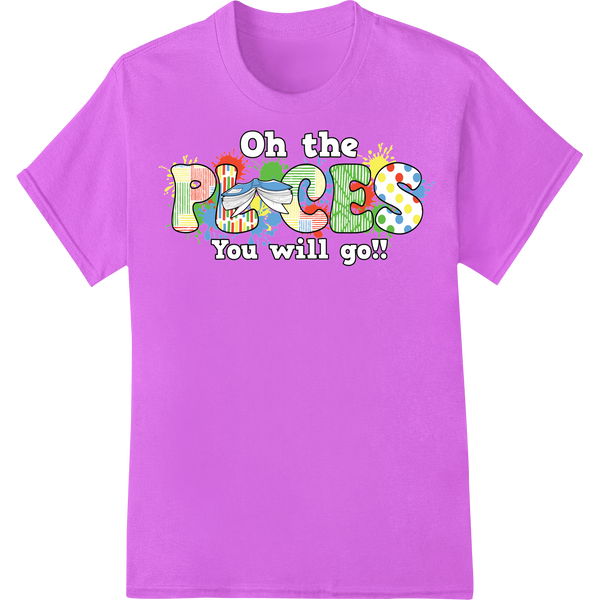 Ignite a Love for Reading: Motivational DTF Print Design on purple shirt - SUPERDTF-DTF Prints-DTF Transfers-Custom DTF Prints