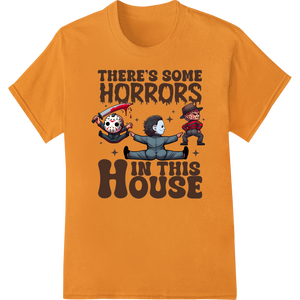 Personalized customized apparel design for Spooky Cartoon Horrors Halloween DTF Print Transfer