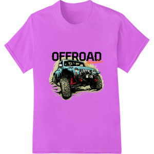 Premium quality vibrant DTF prints on Conquer the Wild: Offroad Adventure Awaits