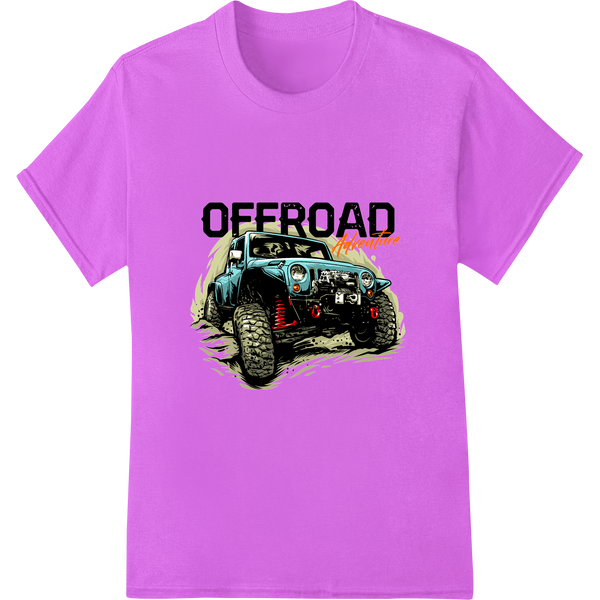 Premium quality vibrant DTF prints on Conquer the Wild: Offroad Adventure Awaits