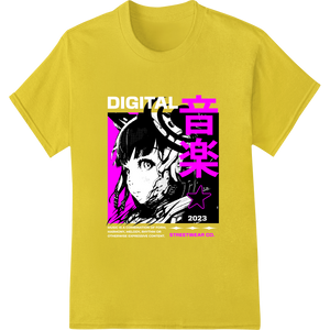 Durable custom t-shirts applied to Edgy Anime Streetwear: Bold Style for Passionate Fans