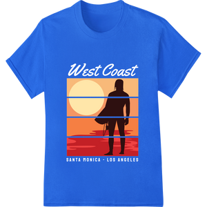 Innovative custom apparel design on Sunset Silhouette: Serenity at the Beach