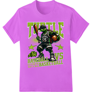 Unique innovative apparel printing for Turtle Basketball: The Ultimate Showdown on the Court