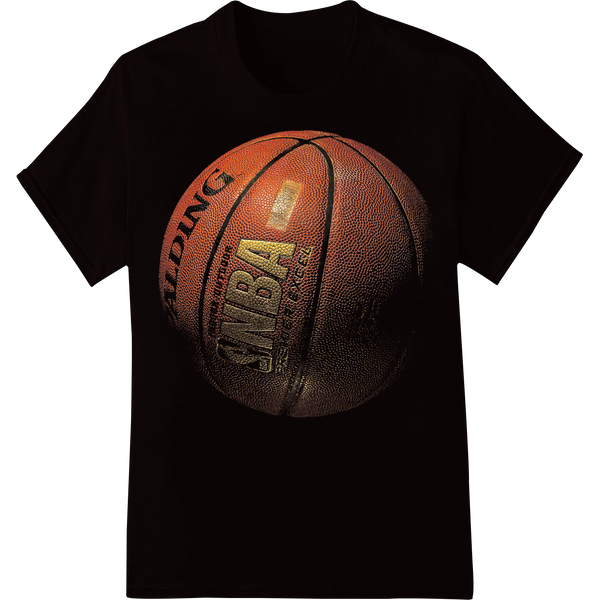 Slam Dunk Style: NBA Basketball DTF Print Heat Transfer on black shirt - SUPERDTF-DTF Prints-DTF Transfers-Custom DTF Prints