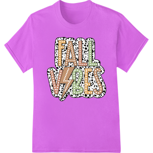 Expert DTF printing experts craftsmanship on Fall Vibes: Autumn Word Art Heat Transfer by Super DTF