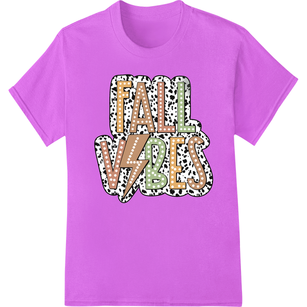 Expert DTF printing experts craftsmanship on Fall Vibes: Autumn Word Art Heat Transfer by Super DTF