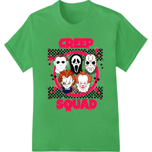 Unique innovative apparel printing for Creep Squad: Spooky Halloween DTF Heat Transfer