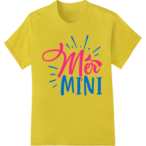 Custom heat transfer design - Mer Mini: Splash into Summer with Playful Ocean Charm