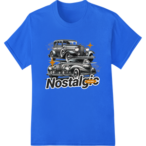 Premium quality heat transfer on Nostalgic Vintage Cars: A Timeless Automotive Design