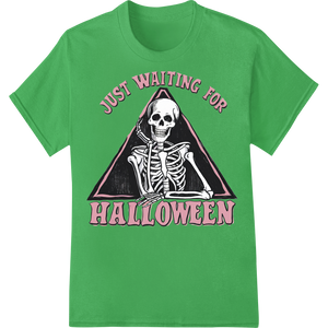 Unique heat transfer for Spooky Skeleton - Halloween DTF Print Heat Transfer